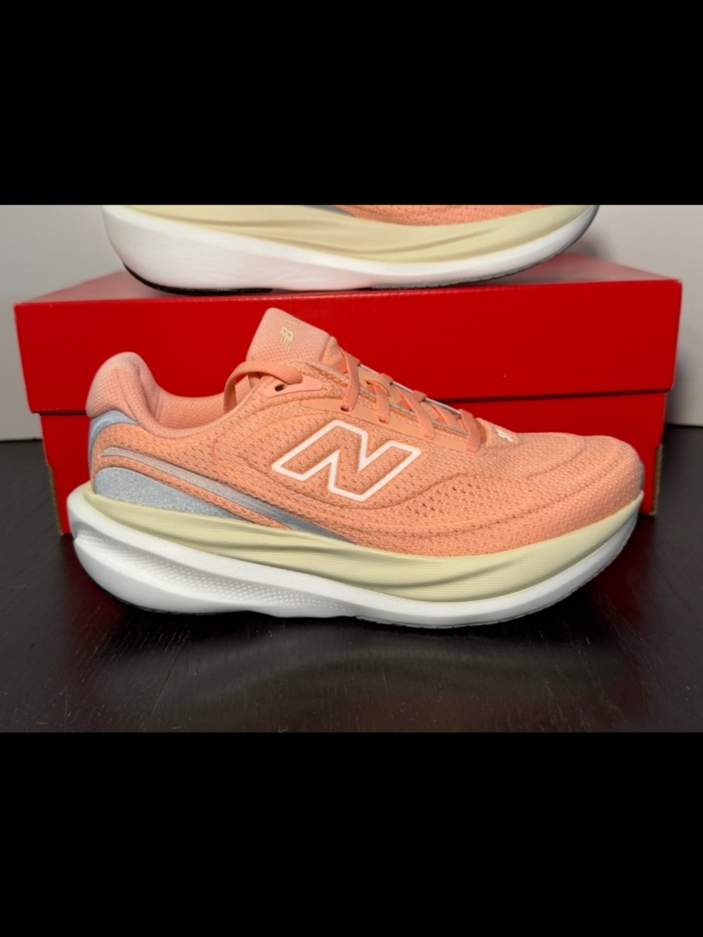 New Balance 1080v15 Running Shoes Sneakers Pink Lemonade/Angora Womans 6.5B